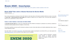 Desktop Screenshot of enem2020.net