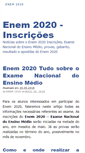 Mobile Screenshot of enem2020.net