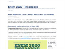 Tablet Screenshot of enem2020.net